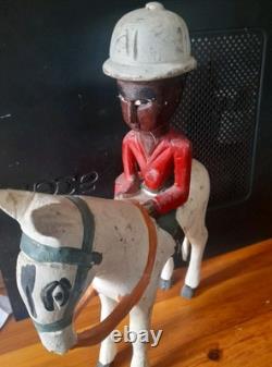 Ancien Colon baule Baoule Art Tribal Afrique Côte d'Ivoire Statue bois sculpture