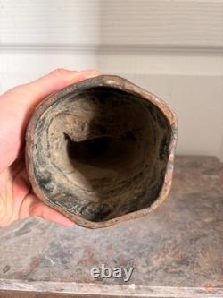 Ancien Sculpture BOUDDHA Enfant Garçon Bouddhisme Moine Tibétain Bronze Fonte 19