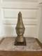 Ancien Sculpture Bronze Art Africain T&ecirc;te Reine M&egrave;re If&eacute; Dahomey B&eacute;nin 38cm Mali