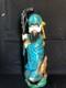 Ancien Sculpture Sur Bois Chinois Polychrome Statue