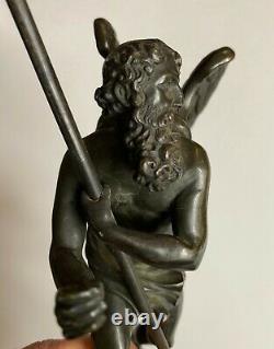 Ancien bronze XIXeme Chronos statue