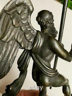 Ancien bronze XIXeme Chronos statue