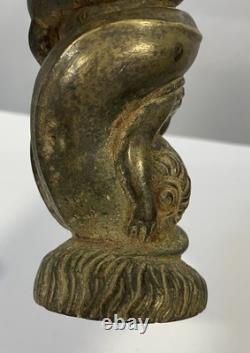 Ancien bronze scène mythologique dans l'esprit de la renaissance Italienne