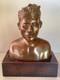 Ancien Buste De Jeune Homme En Bronze, Ecole Vietnamienne Début Xxe Siècle