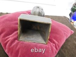 Ancien buste en bronze, Napoléon 1er, d'aprés Chaudet, H 23cm, P 4kg, patine sombre