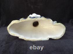 Ancien buste en faience italienne XIX ANGELO. MINGHETTI HT 27 CM jeune homme