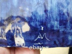 Ancien buste en faience italienne XIX ANGELO. MINGHETTI HT 27 CM jeune homme