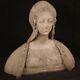 Ancien Buste Italien En Marbre Sculpture Statue 800 19ème Siècle Noble Dame