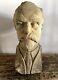 Ancien Buste Portrait Homme Sculpture Statue Signée Xixè Cabinet De Curiosité