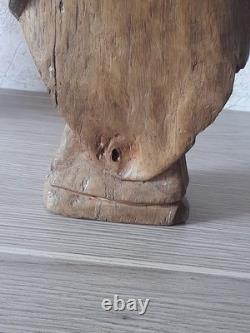 Ancien éveque en bois époque 18/19é de style gothique -renaissance apotre