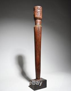 Ancien sceptre africain Angola Congo art tribal Afrique figure statue sculpture