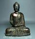 Ancien Siège En Bronze Chinois Shangshi Amitabha Statue De Bouddha Sculpture