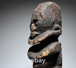Ancien statuette du DOGON art tribal africain Afrique figure sculpture Mali