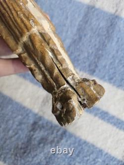 Ancienne Petite Sculpture Religieuse en Bois Saint Évêque Époque 17ème 18ème