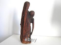 Ancienne Piéta. Haute époque, bois sculpté, art populaire, collections