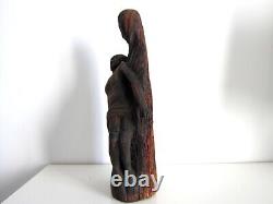 Ancienne Piéta. Haute époque, bois sculpté, art populaire, collections