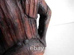 Ancienne Piéta. Haute époque, bois sculpté, art populaire, collections