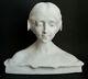 Ancienne Sculpture Buste Femme Biscuit Signé A. Gory Sevres Dolcezza Art Nouveau