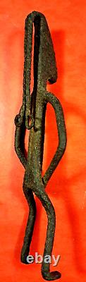 Ancienne STATUETTE Féminine Fer Forgé DOGON (Mali) travail de sculpture raffiné