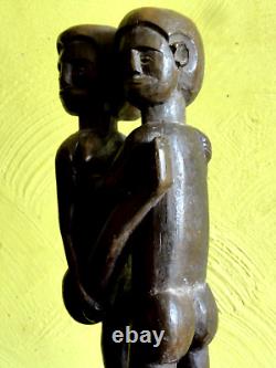 Ancienne Sculpture Madagascar Malgache Premier parti du XXème