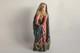Ancienne Sculpture Vierge Bois Polychrome (75863)
