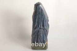 Ancienne Sculpture Vierge bois polychrome (75863)