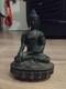 Ancienne Statue Bouddha Bronze H 20 Cm Sculpture Creuse Art Asiatique Zen