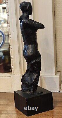 Ancienne Statue Bronze femme nue/art contemporain/sculpture Paul guiramand