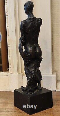 Ancienne Statue Bronze femme nue/art contemporain/sculpture Paul guiramand