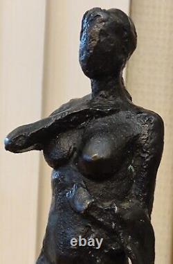 Ancienne Statue Bronze femme nue/art contemporain/sculpture Paul guiramand