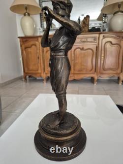 Ancienne Statue En Bronze