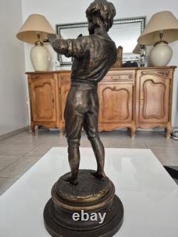 Ancienne Statue En Bronze