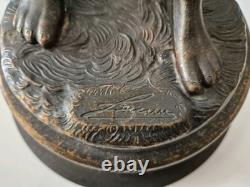 Ancienne Statue En Bronze