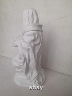 Ancienne Statue Religieuse Sainte Vierge Jésus Christ Sculpture ex voto (1)