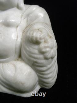 Ancienne Statue Sculpture Bouddha En Marbre Blanc Art Asiatique Chine China