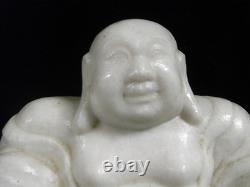 Ancienne Statue Sculpture Bouddha En Marbre Blanc Art Asiatique Chine China