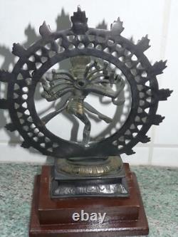 Ancienne Statue Sculpture Roue De Shiva Divinite Nataraja Hindouisme Inde