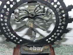 Ancienne Statue Sculpture Roue De Shiva Divinite Nataraja Hindouisme Inde