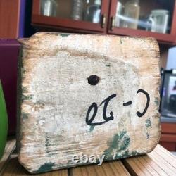 Ancienne Statue religieuse de la Sainte vierge en bois