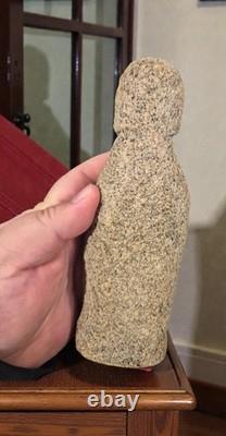 Ancienne Statue religieuse en pierre Religion Dévotion Catholique Prière