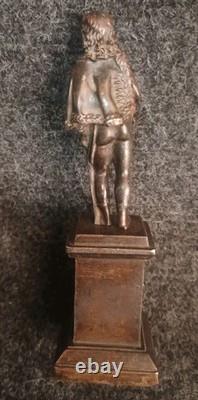 Ancienne Statuette Bronze L'aiglon Fils Napoléon I, Époque XIXe