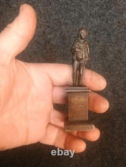 Ancienne Statuette Bronze L'aiglon Fils Napoléon I, Époque XIXe