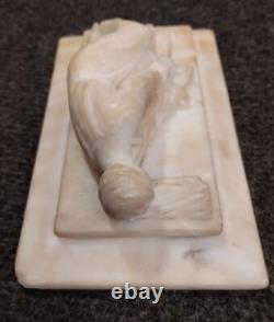 Ancienne Statuette Sainte Cécile D'après Stéfano Maderno Fin XIXe