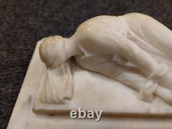 Ancienne Statuette Sainte Cécile D'après Stéfano Maderno Fin XIXe