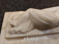 Ancienne Statuette Sainte Cécile D'après Stéfano Maderno Fin XIXe