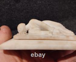 Ancienne Statuette Sainte Cécile D'après Stéfano Maderno Fin XIXe
