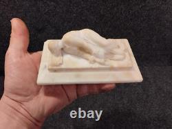 Ancienne Statuette Sainte Cécile D'après Stéfano Maderno Fin XIXe