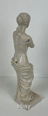 Ancienne XXème statue, sculpture en plâtre Vénus de Milo