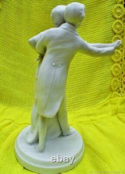 Ancienne figurine de collection Tango biscuit Art Déco France Antique collectibl