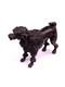 Ancienne Figurine Statue Sculpture En Bronze Chien Caniche Antique Poodle Dog